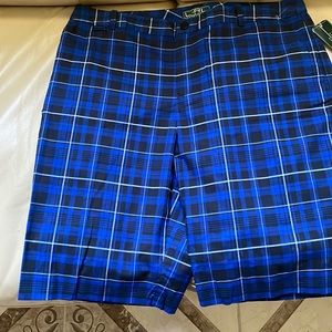 LAUREN RALPH LAUREN ACTIVE GOLF CHECKERED SIZE 14 SHORTS